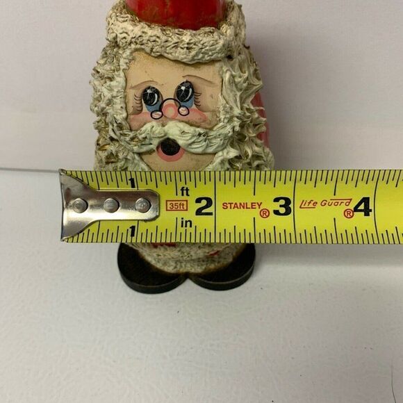 VTG Christmas Santa Gourd Handmade Signed HOZ OOAK - Picture 3 of 8